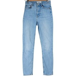 Reformation Jeans High Skinny‎ Crop Light Wash Size 26 Barbados